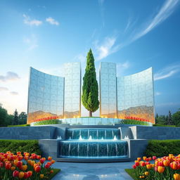 An inspiring Martyrs' Memorial design that embodies concepts of patriotism, bravery, sacrifice, and selflessness