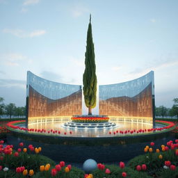 An inspiring Martyrs' Memorial design that embodies concepts of patriotism, bravery, sacrifice, and selflessness