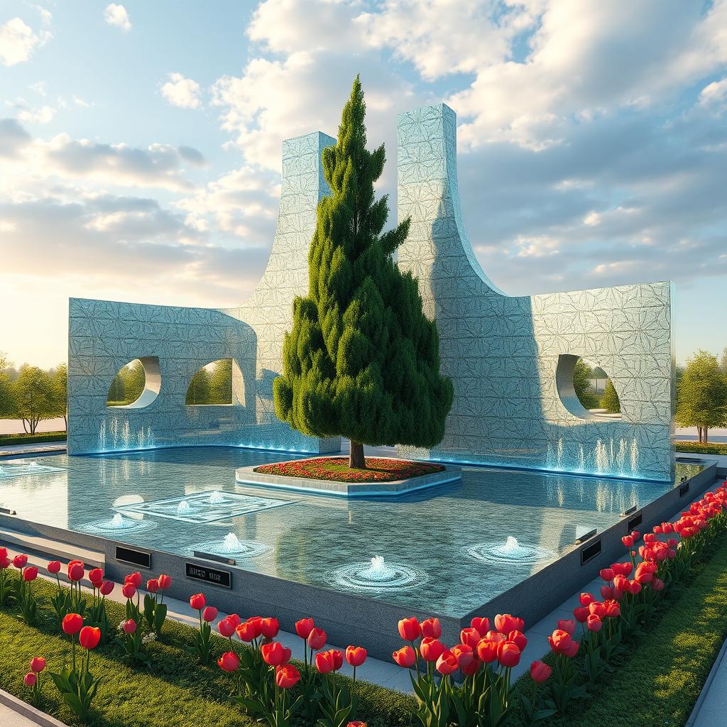 An inspiring Martyrs' Memorial design that embodies concepts of patriotism, bravery, sacrifice, and selflessness