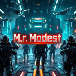 An eye-catching profile banner for a Call of Duty Mobile streaming channel, featuring high-quality graphics with a science fiction theme