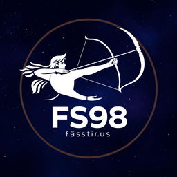 A creatively designed artwork featuring the zodiac sign Sagittarius, represented by the archer, in a constellation style