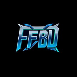 A sleek and modern esports logo design featuring the abbreviation 'FFBD'
