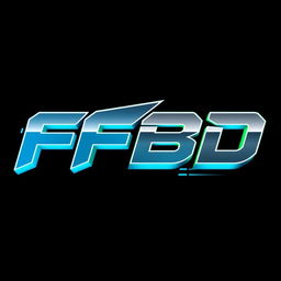 A sleek and modern esports logo design featuring the abbreviation 'FFBD'