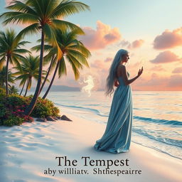 A serene and enchanting scene inspired by "The Tempest" by William Shakespeare