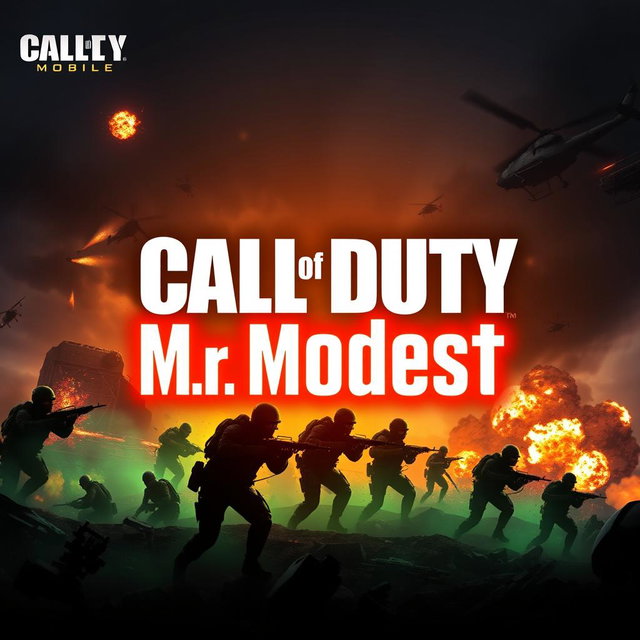 A vibrant and engaging channel art design for Call of Duty Mobile, sized specifically at 2200x245 pixels