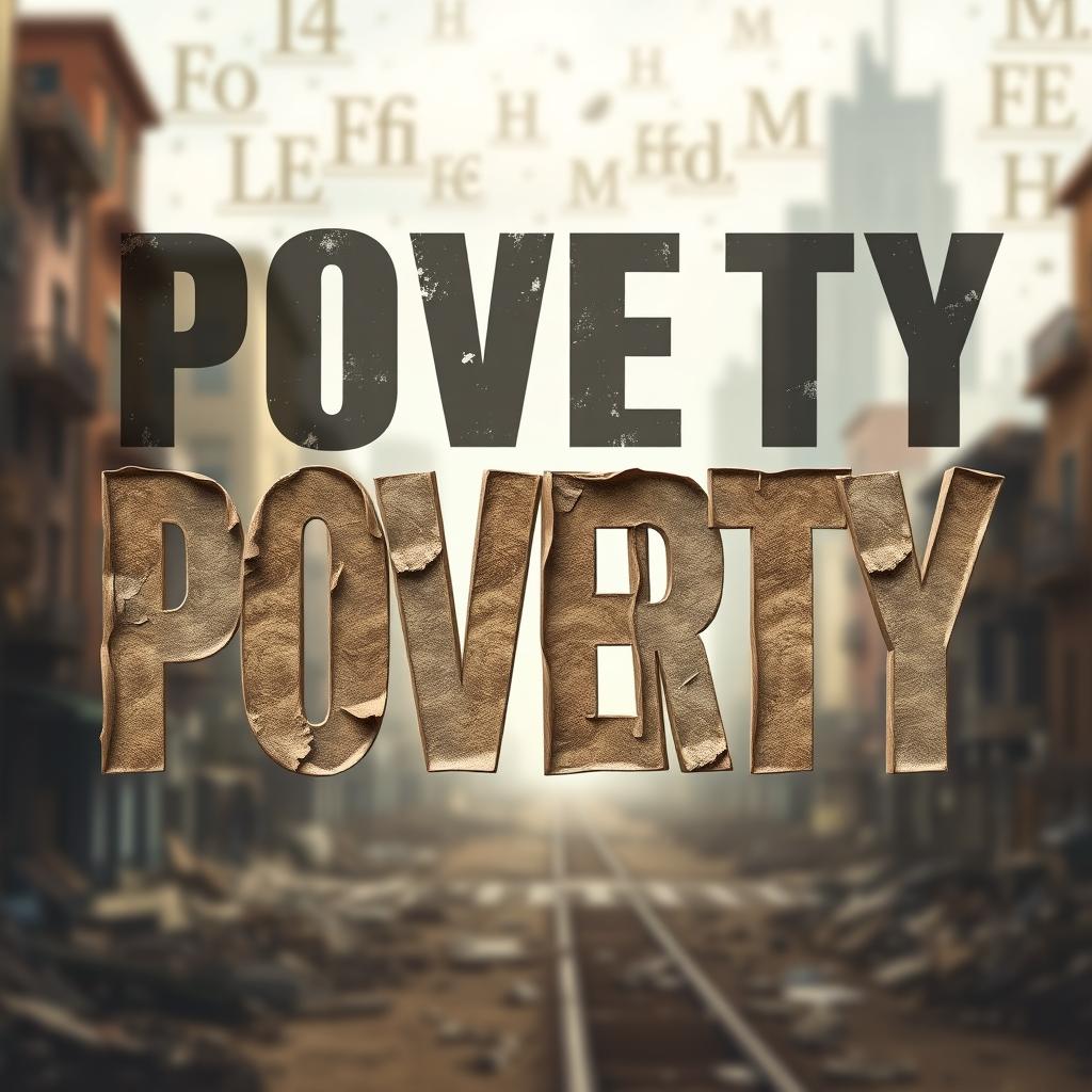 Bold Artistry: The Essence of 'POVERTY'
