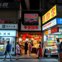 A photo essay documenting globalization's visible effects in a local area, focusing on various foreign businesses, imported products, and cultural influences