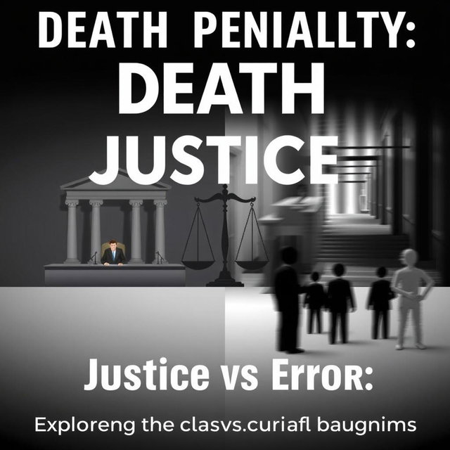 Death Penalty: Justice vs Error - A Striking Contest Poster