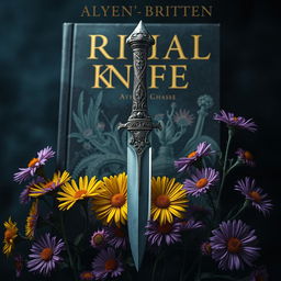 A captivating book cover design featuring a dark, moody background that enhances the mysterious atmosphere