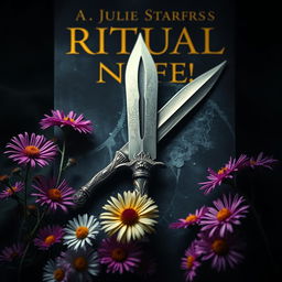 A captivating book cover design featuring a dark, moody background that enhances the mysterious atmosphere