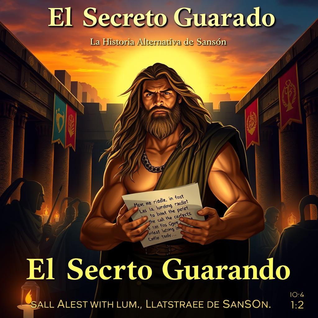An imaginative and captivating portrayal of 'El Secreto Guardado: La Historia Alternativa de Sansón'