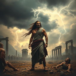 A compelling depiction of an alternative history in which Samson never reveals his secret to Delilah