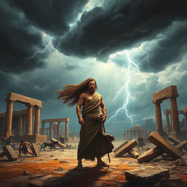 A compelling depiction of an alternative history in which Samson never reveals his secret to Delilah