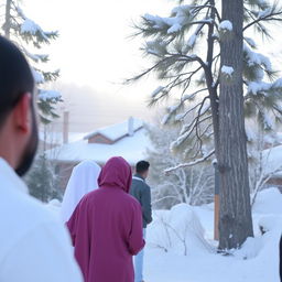 صورة مؤثرة للسيد حسن نصرالله، زعيم حزب الله اللبناني، يظهر فيها بتعبير جاد وعازم