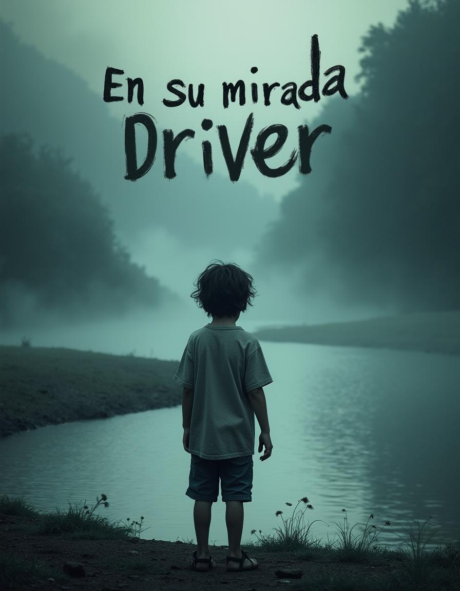 A thrilling book cover for the novel titled "En su mirada"