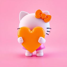 A cute 3D icon featuring Hello Kitty in a vibrant chibi style