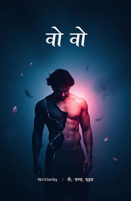 A front page design for a Hindi poetry collection titled 'बिखरे एहसास'