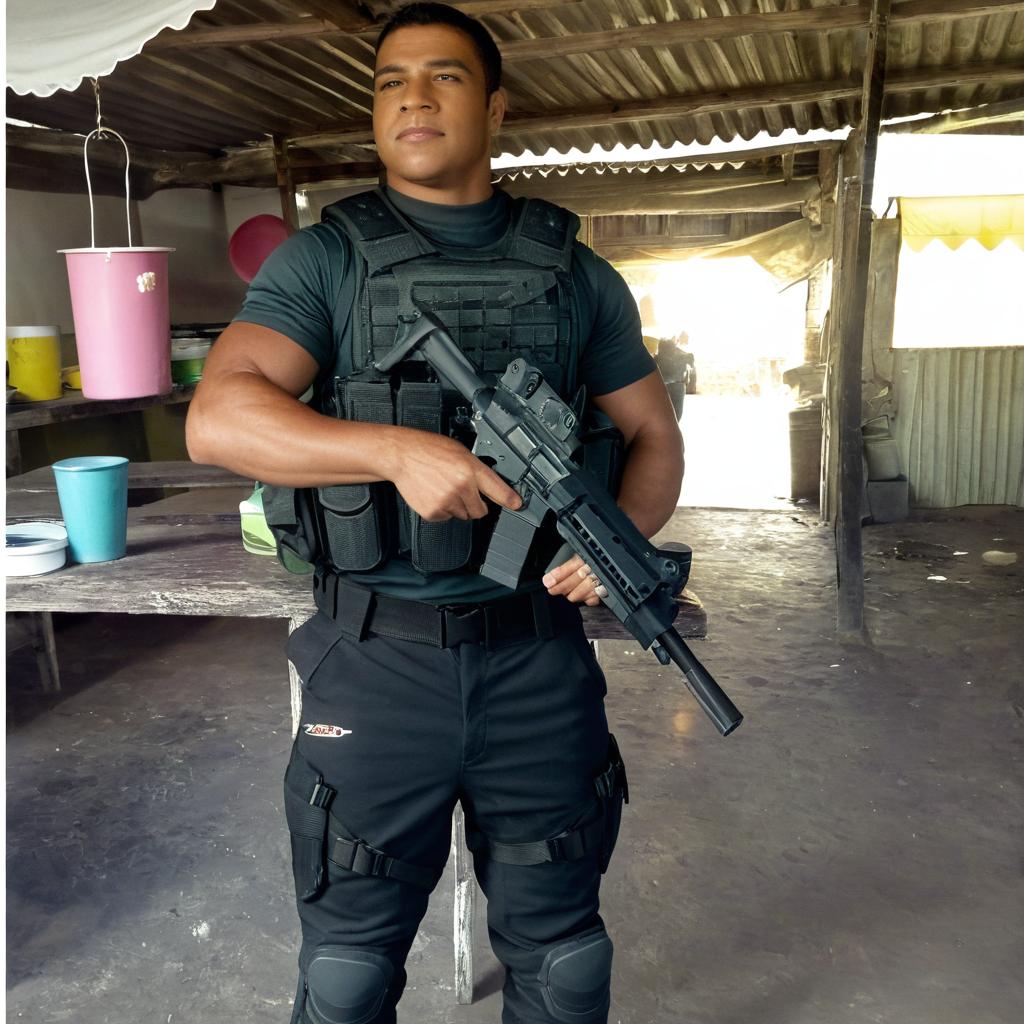 Pistola en mano derecha