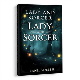 A fantasy book cover titled 'Lady and Sorcer'