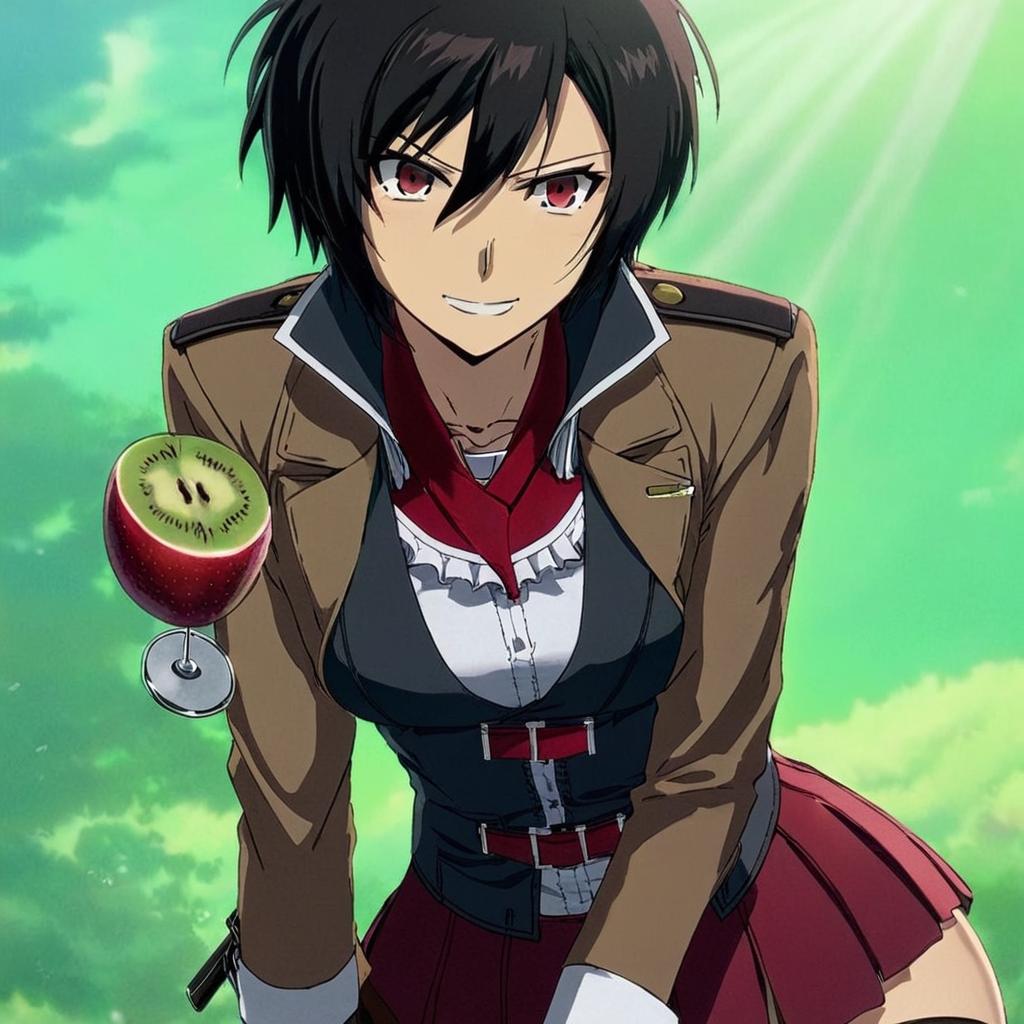Mikasa frusionada con facilier