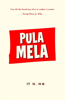 A book cover design featuring a bold, vibrant red background symbolizing passion and political fervor