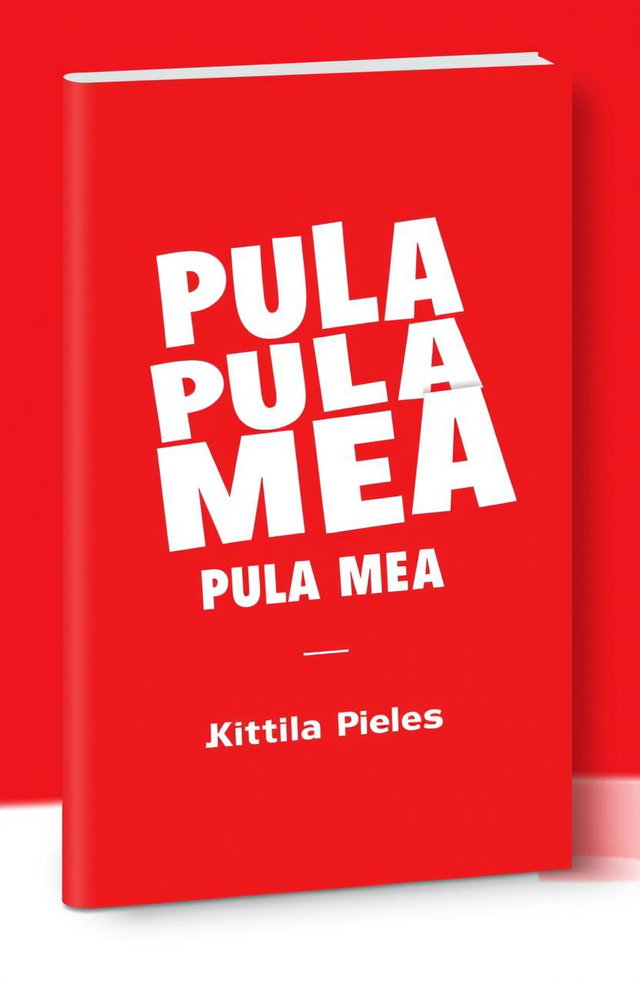 A book cover design featuring a bold, vibrant red background symbolizing passion and political fervor