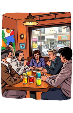 Brainstorming session about an engaging social discussion