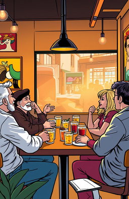 Brainstorming session about an engaging social discussion