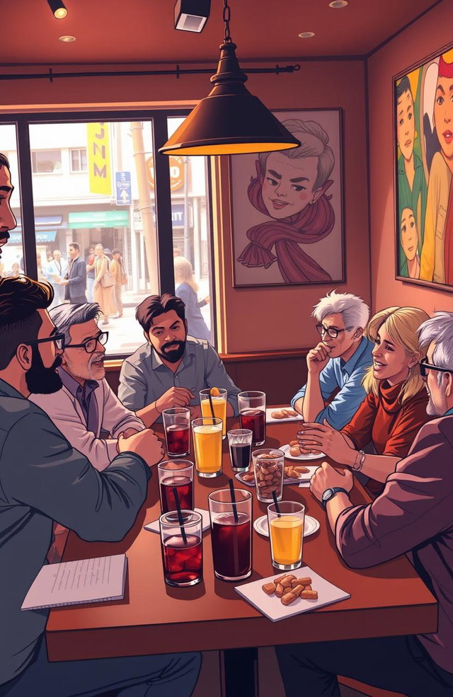 Brainstorming session about an engaging social discussion