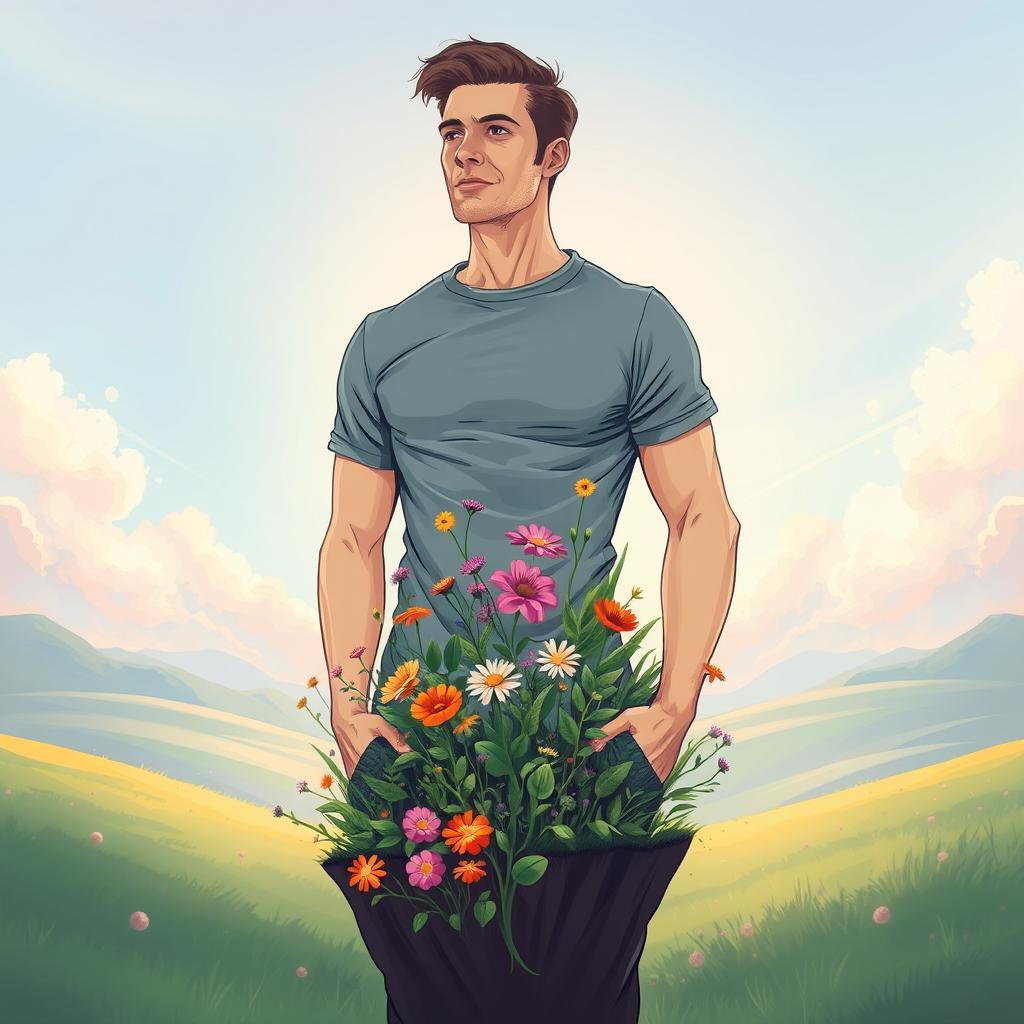 Mind-Bending Art: The Half-Man Illusion