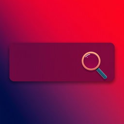 A banner with a pixelated gradient background that smoothly transitions from a vibrant red in the top left corner to a deep black in the bottom right corner