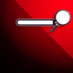 A striking banner designed with a pixelated gradient background that transitions beautifully from a bright red in the top left corner to a rich black in the bottom right corner