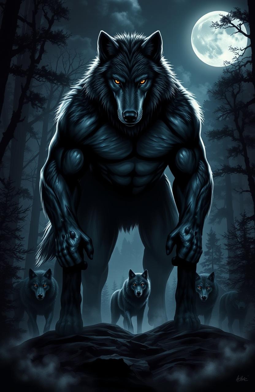 Moonlit Majesty: The Alpha Wolf