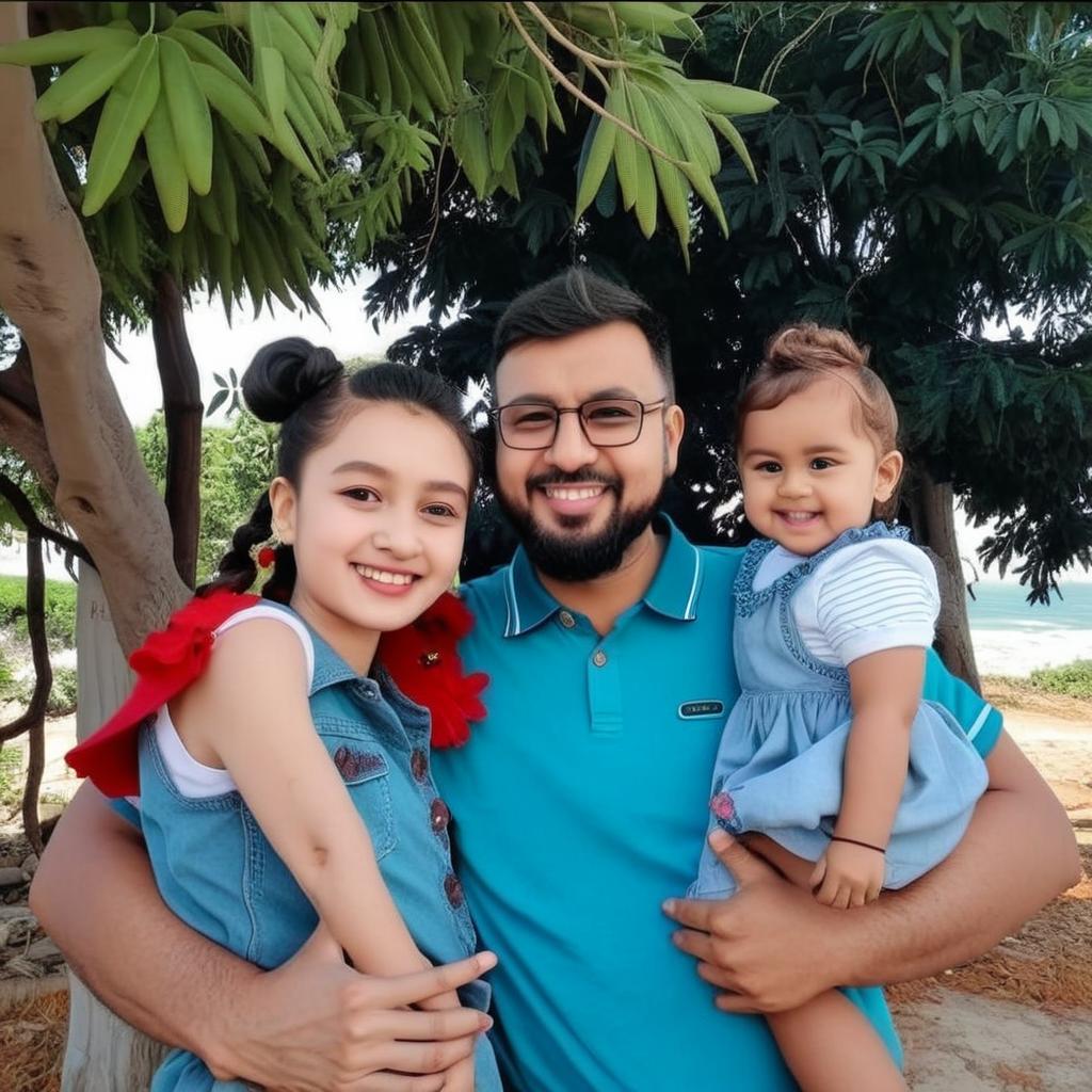 Family like cartoon