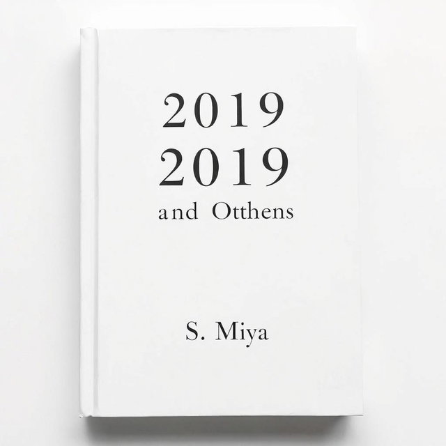 A classical and sophisticated white poetry book cover featuring the title '2019 and Other Poems' in a traditional, serif font that conveys elegance and timelessness