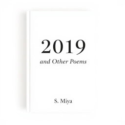 A beautifully designed classical A4 poetry book cover