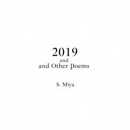 A classical A4 fullscreen poetry book cover featuring a pristine white background