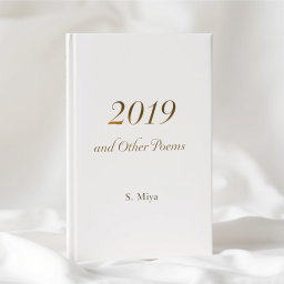 An elegant and minimalist book cover design featuring a soft white background