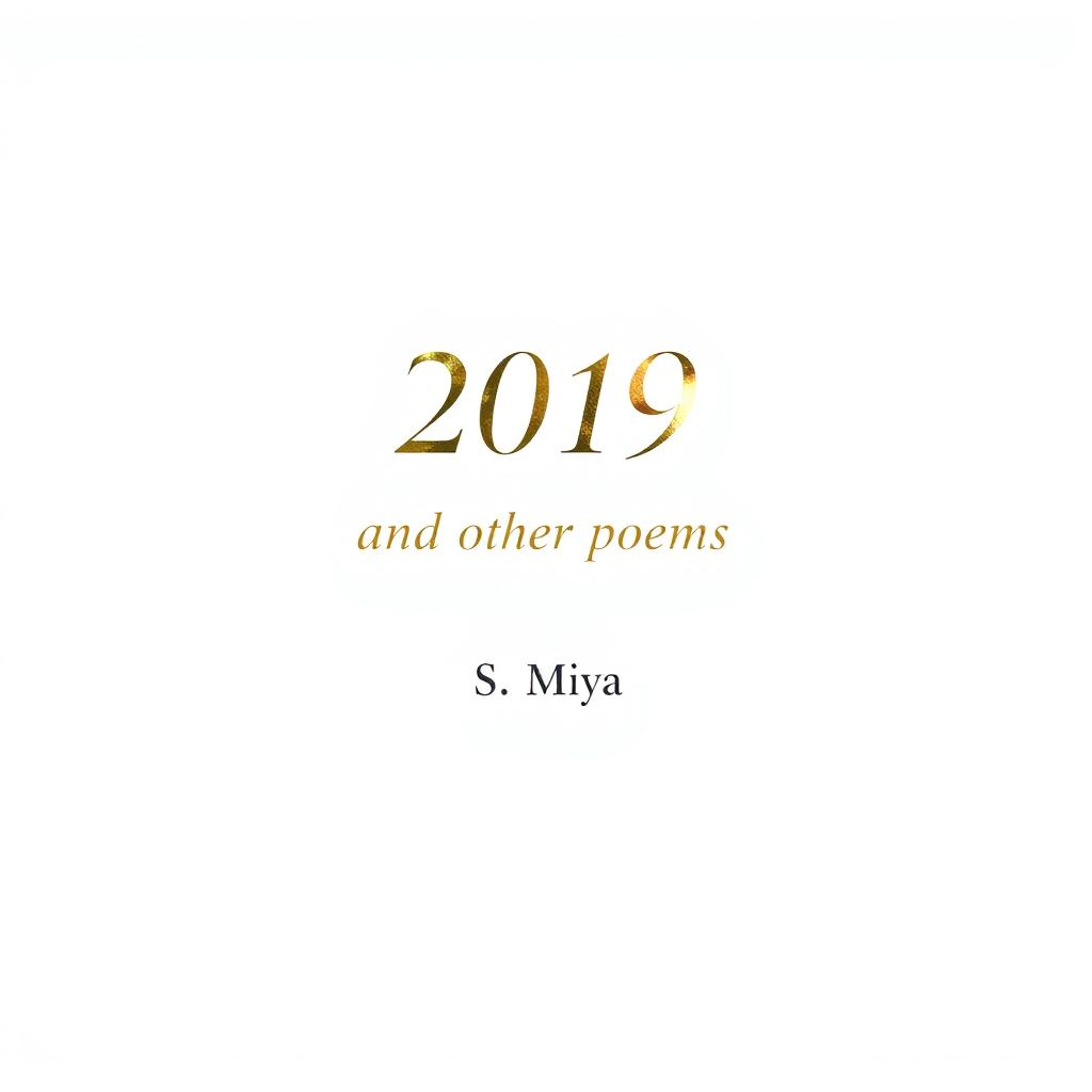 An elegant fullscreen book cover design with a pristine white background