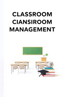 A simple yet professional book cover design for a university classroom management book