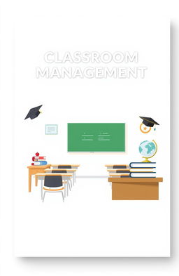 A simple yet professional book cover design for a university classroom management book