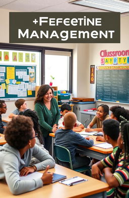 A dynamic classroom scene showcasing effective management strategies at work
