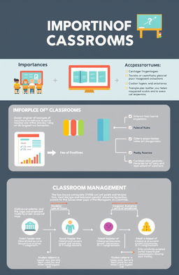 A comprehensive infographic explaining the importance of classrooms and effective classroom management