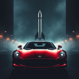 A striking cover design featuring a powerful sports car, specifically an SLS, against a dark and impactful color palette