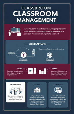 A visually appealing and informative graphic explaining the importance of classrooms and classroom management
