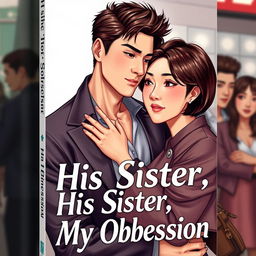 A book cover featuring the title "His Sister, My Obsession" prominently displayed