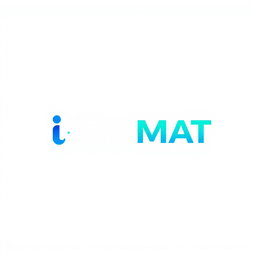 A sleek and modern logo design for 'iSUMAT'