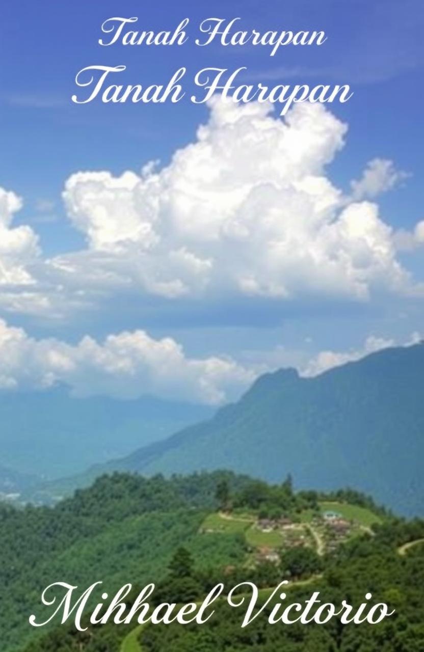 A breathtaking landscape featuring stunning views of fluffy white clouds flowing above majestic mountains