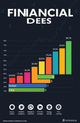 A visually engaging infographic showcasing various financial indices