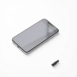 A high-quality image of a sleek, modern gadget, such as a smartphone, displayed on a clean white background to highlight its features